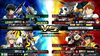 【EXVSMB_ON】(固定）V2ガンダム 視点【S覚】(金プレ/中将★5/機体★15）対戦動画（2連勝）