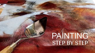Easy Abstract Acrylic Painting | Step by Step Acrylic Painting | Abstract 27