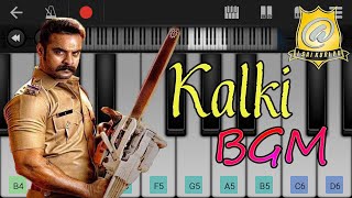Kalki theme bgm keyboard notes | Easy Piano tutorial