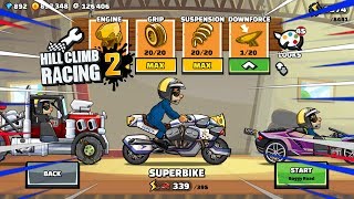 POLICE SUPERBIKE - Hill Climb Racing 2 New Legendary Paints GamePlay