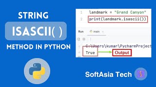 (MM) Exploring the isascii() Method in Python Strings