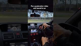 POV 2018 sti in car accelerating #wrxsti #subaru #ej257 #turbo