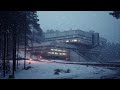 SCP: Research Center - 3 Hour SCP Ambient with Blizzard Sounds (Relaxing Music)