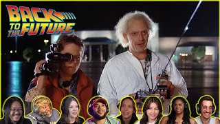 Reactors Reacting to the DELOREAN'S FIRST TRIP | Back to the Future (1985)