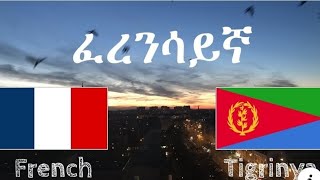 (2) ካብ ፍረንች ናብ ትግሪኛ ( ንጀመርቲ)  français  à tigrigna pour les débutants.