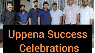 #UPPENA Team #Success Celebrations with #Chiranjeevi and #Ramcharan #Shorts