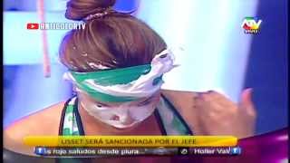 COMBATE Lisset y Stefano son Suspendidos por pelear en Prueba Tortazo