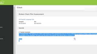 Viewing Standards Based Grades in Infinite Campus