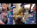 Raw and natural delivery video of Jnr Pope's wife! #deliveryvlog #naturalbirth