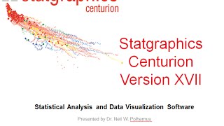 Webinar: Introducing Statgraphics Centurion XVII