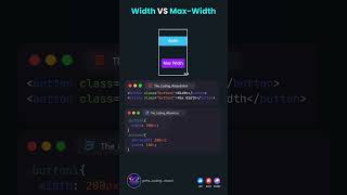 CSS Width Vs Max-Width Explained 🤯🤯🤯 #css3