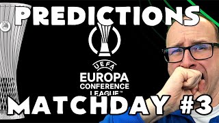 Europa Conference League Predictions - Matchday #3