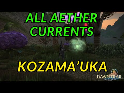 All Aetherstreams in Kozama'uka in Final Fantasy XIV