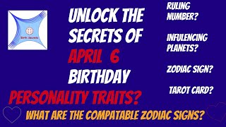 April 6 birthday personality and compatibility #zodiac #astrology #numerology #tarotcard #planets