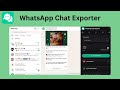 How to Export WhatsApp Chat Messages to CSV, Excel, JSON and Download Media Files?