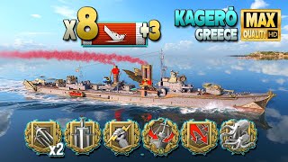 Kagerō: Destroyer division destroyed 11 ships - World of Warships