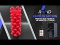 Rapid DLP Jewelry Resin Printer Printing Casting Trees in 3 Hours with ProtoResins Garnet