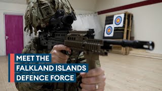 Small but mighty: Meet the 40-strong Falklands army