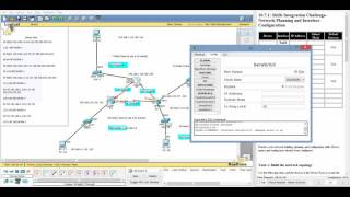 Packet tracer labs CCNA 1 Chapter 10.7.1 Network Planning and Interface Configuration