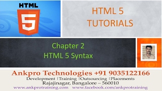 HTML 5 - Chapter 2 - HTML 5 Syntax