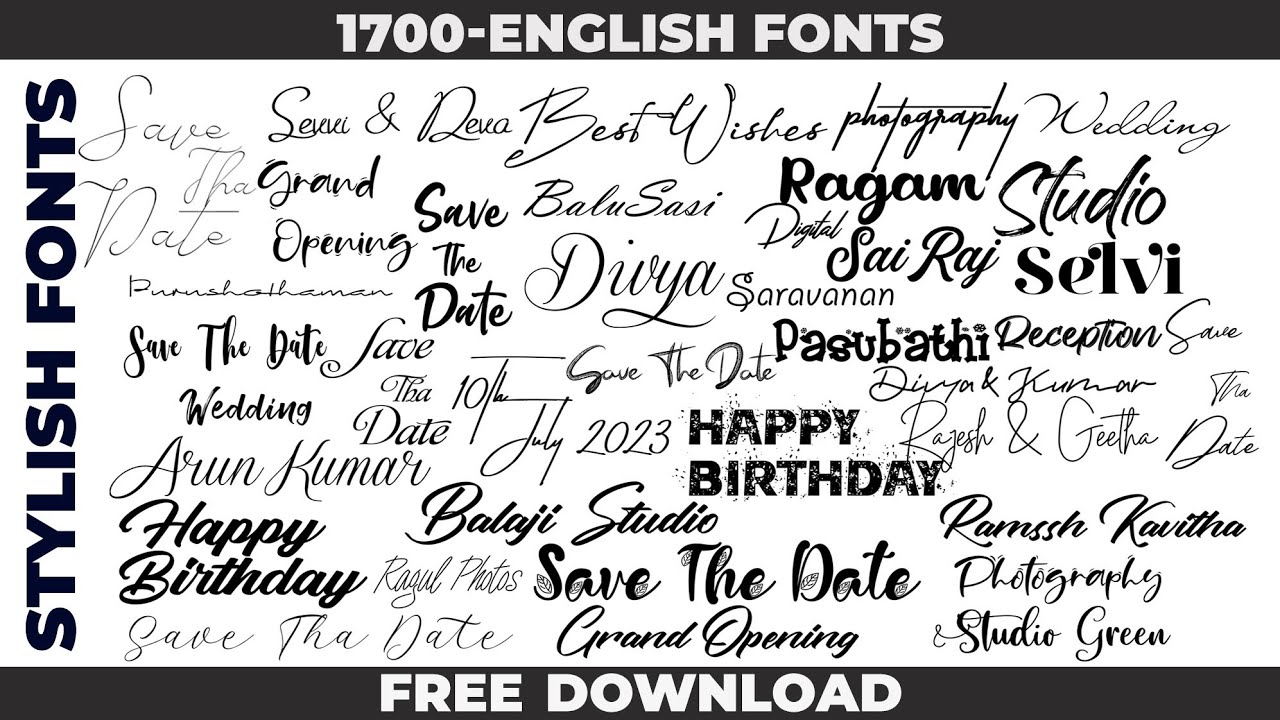English Font Download New Free Fonts Abstract Fonts Download Free