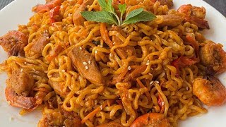 কোরিয়ান স্পাইসি রামেন | Korean Spicy Ramen Noodles | ভিন্নভাবে বেশি মজাদার রামেন রান্না করার নিয়ম