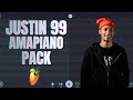 [FREE!!] JUSTIN 99 AMAPIANO SAMPLE PACK 🔴🔥 | FL STUDIO MOBILE 