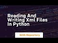 Reading and Writing XML Files in Python