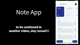 Flutter Note App - Speed Code | Time Lapse - Part 1