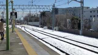 京王8000系_八幡山_各停高尾行き(大雪による行先変更)≪2014.02.16≫