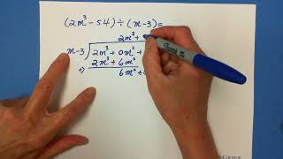 29. Polynomial Long Divison: With Missing Terms