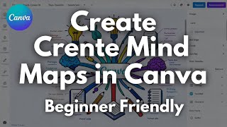 Introduction to Mind Maps | How to Create a Mind Map in Canva Step by Step (Beginner Friendly)