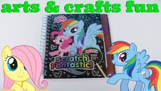 MLP Scratch Fantastic Art Book Opening Toy Review My LIttle Pony | PSToyReviews