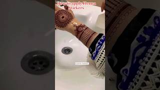 DIY Instant Henna Stickers/Mandala Mehndi tattoo/Easy to Use #mandala  #shorts #ytshorts #shortsfeed