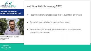 Terapia Nutricional no Paciente Internado