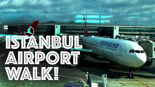 4K Airport Tour :  Istanbul Airport : İstanbul Havalimanı : 1 Hour Turkey ASMR Airport Walking Tour