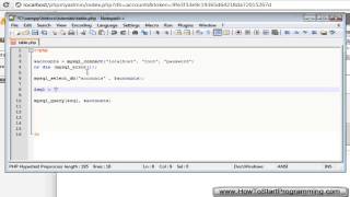 PHP Tutorial 27 MySQL Creating A Table PHP For Beginners