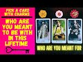 👥️️💞WHO ARE YOU MEANT TO BE WITH IN THIS LIFETIME❤️|🔮CHARM|TAROT PICK A CARD🔮