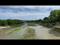 〓 4k 〓 2023.05.13. kyoto kamo river. 京都 鴨川 加茂川 御薗橋 上賀茂 五山送り火 船形 上賀茂神社 葵祭