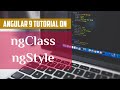 14 - ngStyle and ngClass Directives in Angular 9 Tutorial | Javascript | typescript | NodeJS