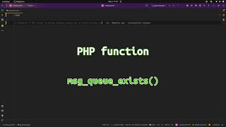 Why use msg_queue_exists() in PHP? #uncover #php #secrets How to Use msg_queue_exists() Effectively!
