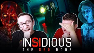 INSIDIOUS: THE RED DOOR *REACTION* FIRST TIME WATCHING! CLOSE THAT DAMN DOOR!