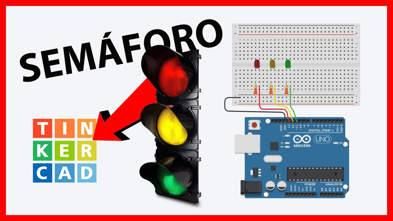 Semгѓforo Con Arduino Tinkercad рџљґ Youtube