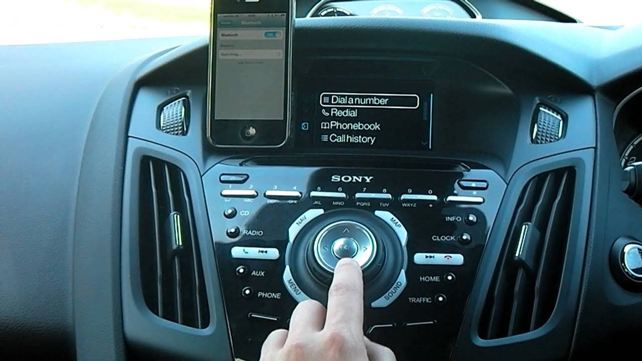 Ford Sync How To Pair Using Bluetooth Youtube