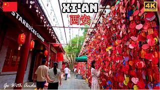 Walking in Xi'an, China - Shaanxi intangible cultural heritage gourmet street