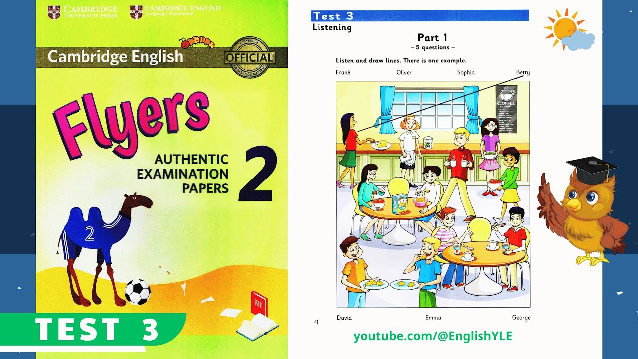 Flyers 2 Test 3 New Authentic Examination Papers Listening