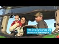 farmers pay tribute to hospital staff with tractor convoy