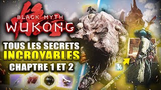 Black Myth Wukong : TOUS les SECRETS INCROYABLES Cachés au Chapitre 1 \u0026 2 (Vent Noir \u0026 Vent Jaune)