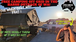 FREE CAMPING in OUTBACK WA with an OFF-ROAD CAMPER TRAILER | Billiburning Rock