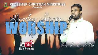 SUNDAY WORSHIP PRAYER ||  TELUGU CHRISTIAN WORSHIP || REDEEMER CHRISTIAN MINISTRIES || Ps. ENOSH